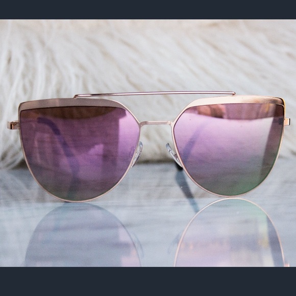 Aviator Sunglasses - Purple/Green - Picture 4 of 4
